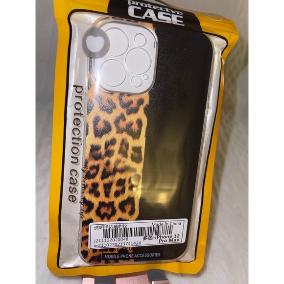Colorblock Leopard Print iPhone 12 Pro Max Case 🖤 - Picture 9 of 17